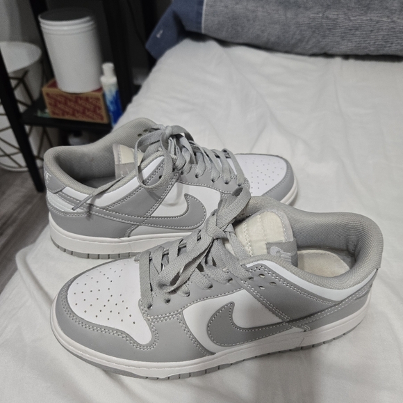 Nike Dunk Low RETRO "Grey Fog" DD1391-103 Sneakers Shoes  Woman Size 7 - Picture 9 of 15